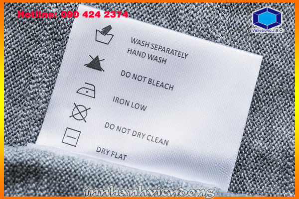 print cheap fabric label